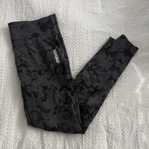 Gymshark Charcoal Camo Leggings